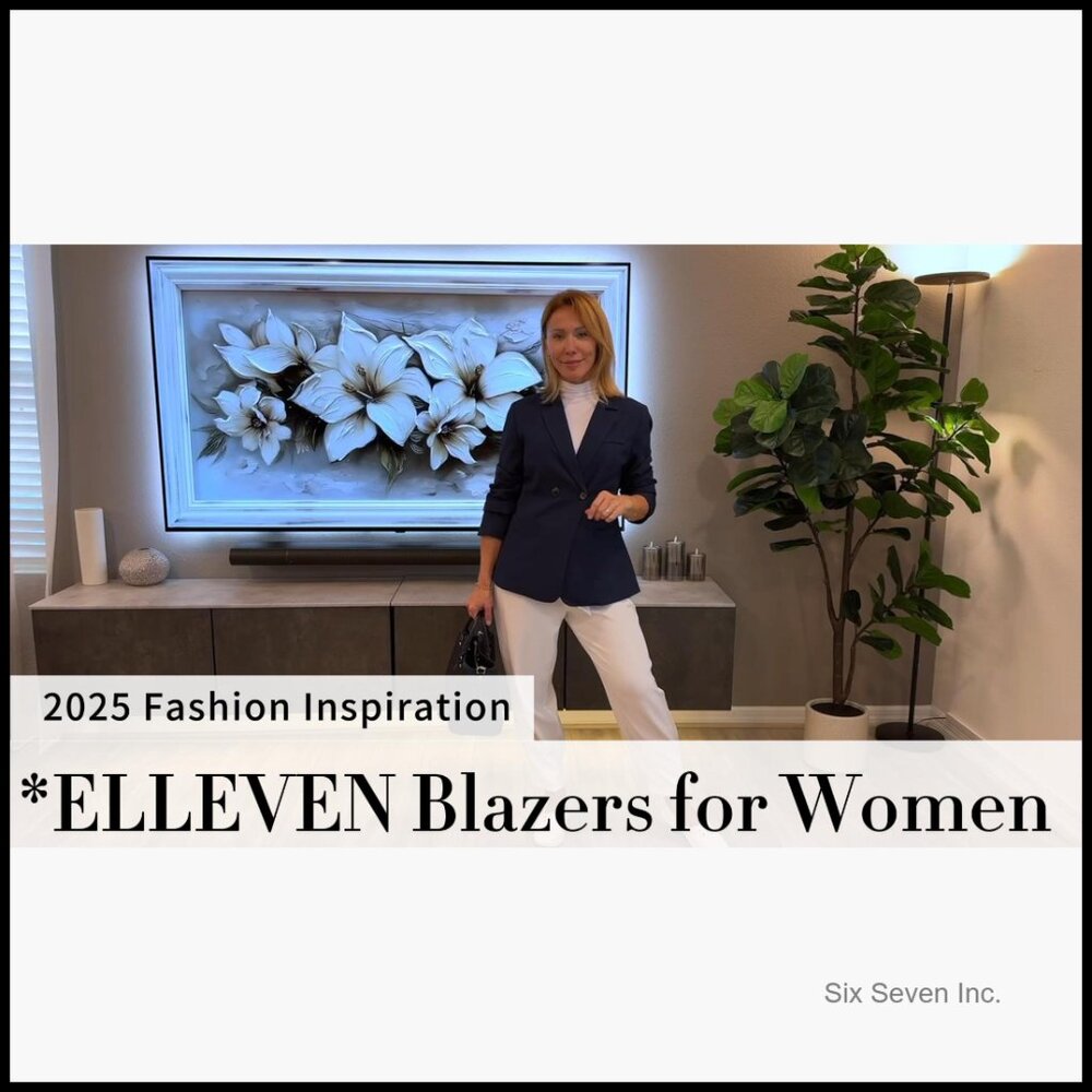 Polyester Blazer with Double-Breasted Design and … - image 7